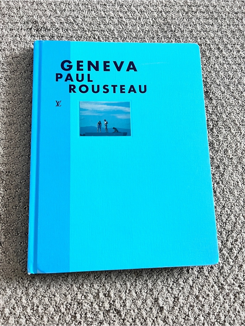 LOUIS VUITTON GENEVA Paul Rousteau Blue Hardcover Book